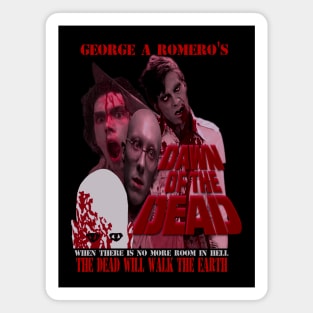 Dawn Of The Dead,Classic Horror (Version 2) Magnet